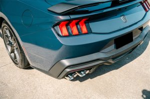 Ford Mustang Performance Exhaust - Dual Rear Exit - CORSA Performance - Cat-Back, 3.0in, Twin 4.5in Polish Slash Tips, Corsa Xtreme Valved System - `24-`27 Ford Mustang Performance Exhaust - Dual Rear Exit - CORSA Performance - Cat-Back, 3.0in, Twin 4.5in Polish Slash Tips, Corsa Xtreme Valved System - `24-`27